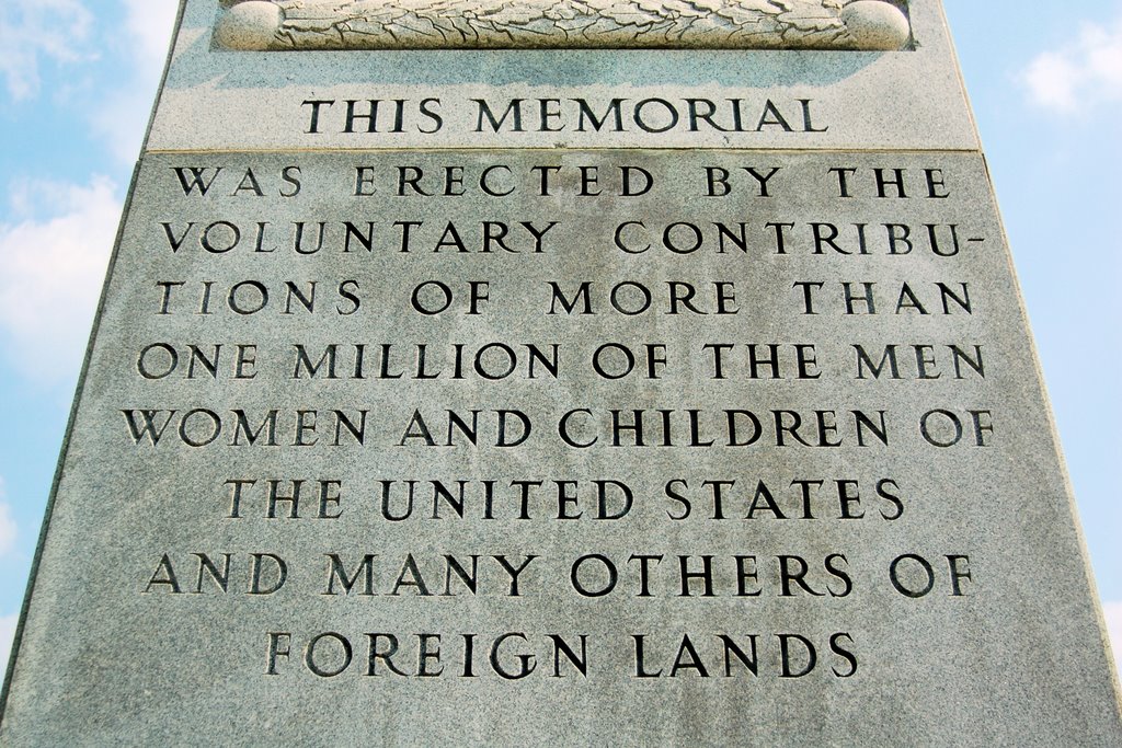 Inscription on Back of Statue by InherentHorizon