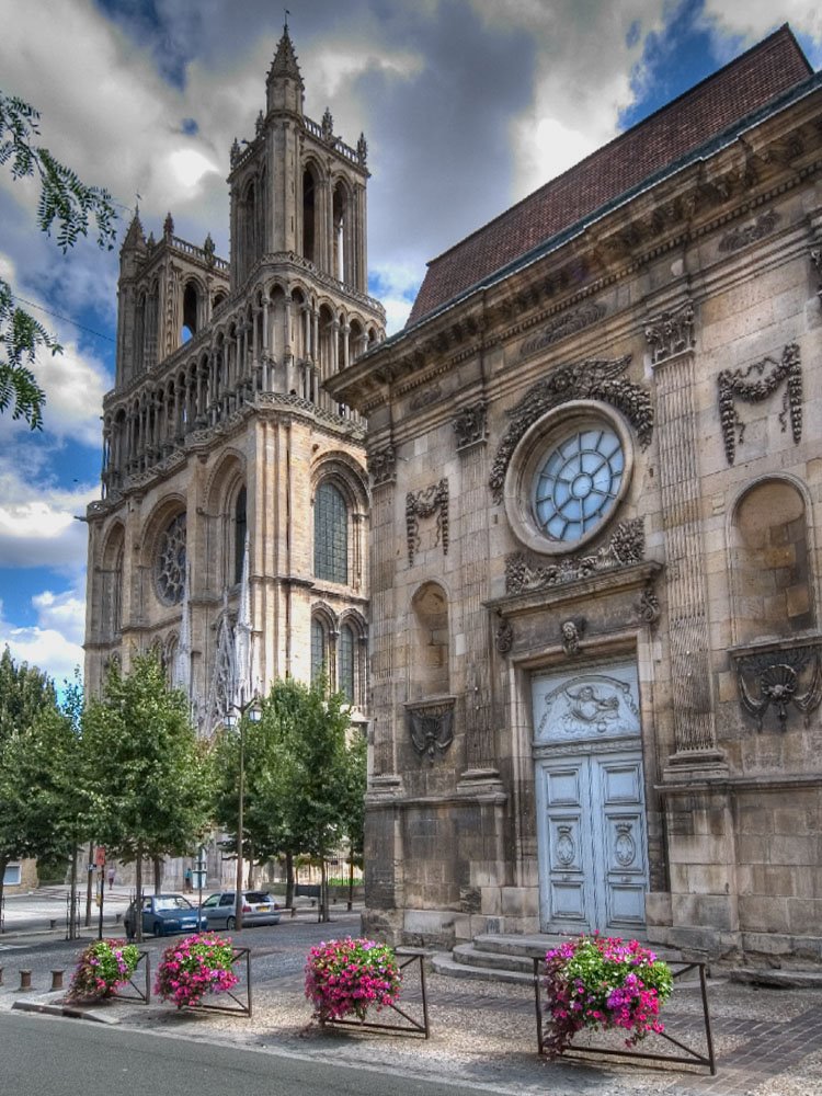 Mantes-la-Jolie : Collégiale et ancien Hôtel Dieu by Jean-Marie Bret