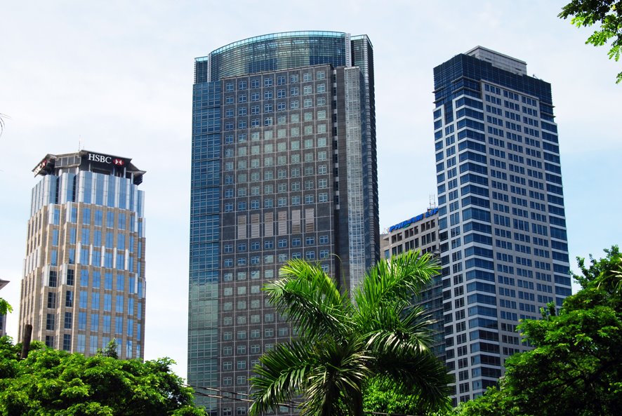 Makati business district, Makati Manila Philippines by John Lotsari