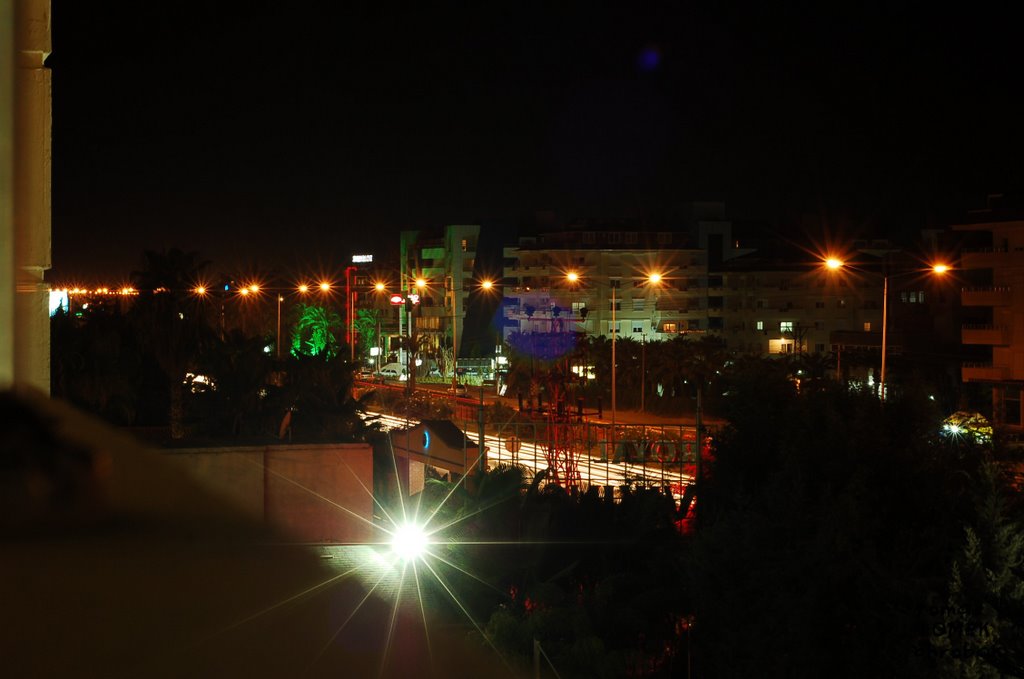 Night view from royal vikingen resort by Tomáš Chrobák