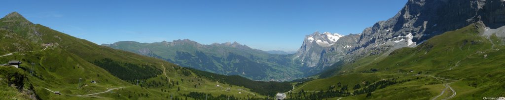 Panorama Kleine Scheidegg (1) by Christian H