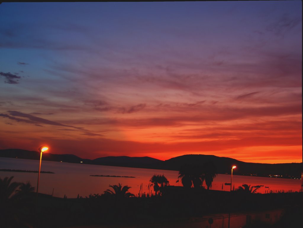 Red Sunset - Alghero Lido by aid85