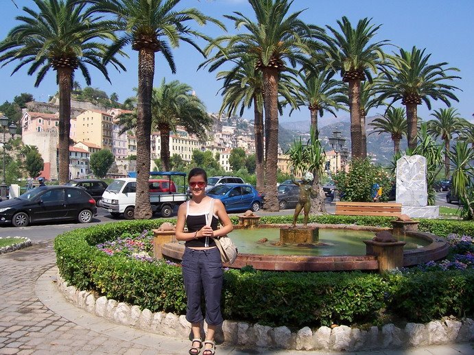 Ventimiglia - palm trees - 2006 by jeffwarder