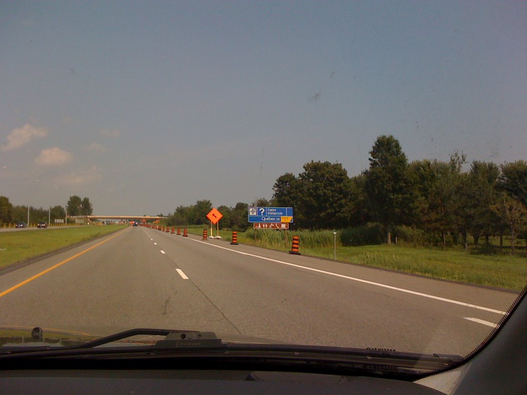 Past 401 east last gas station toward Quebec (last service center is closed 09') by Georgy Z