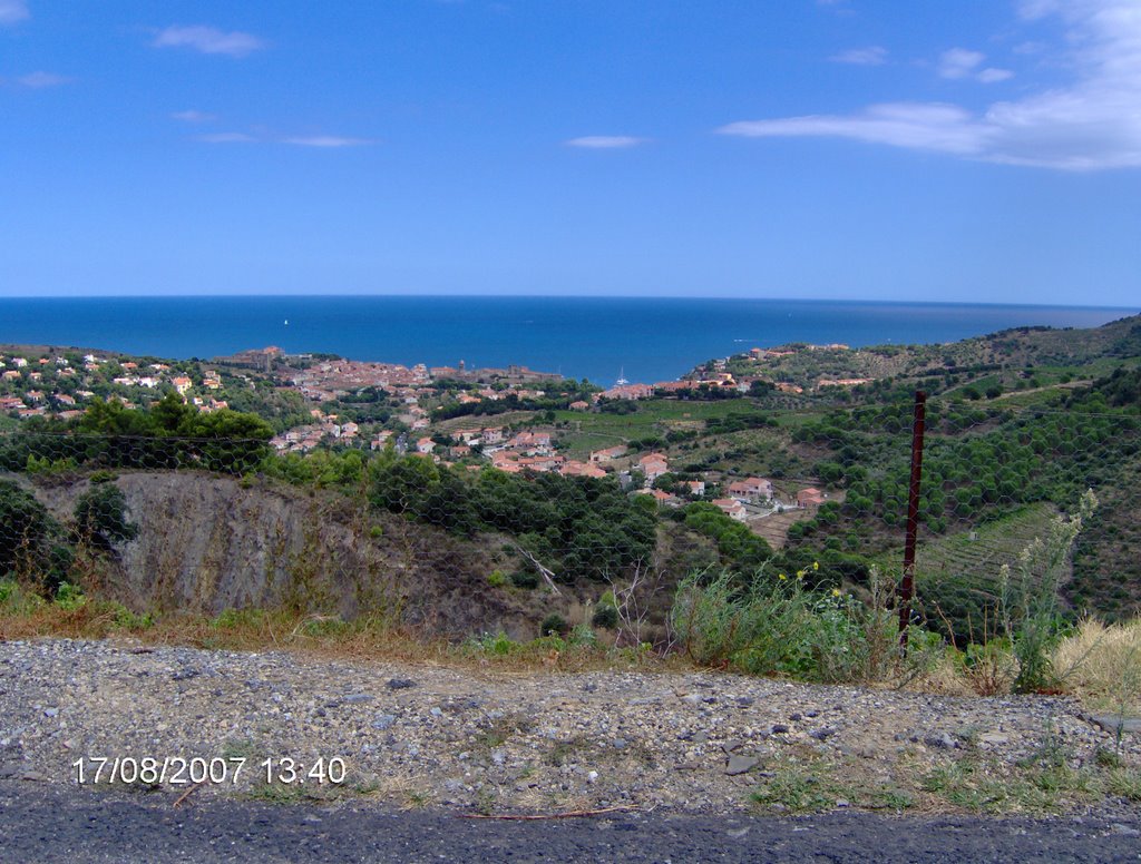 Vue de banyuls sur front de mer by dav35