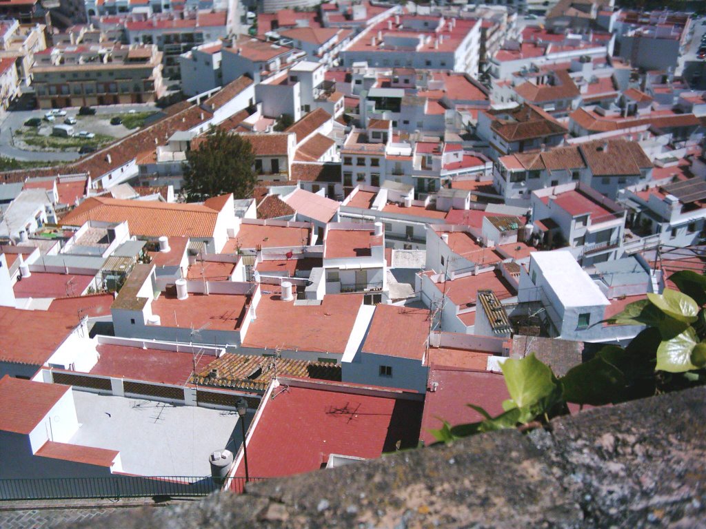 Roofs of Salobreña by cally