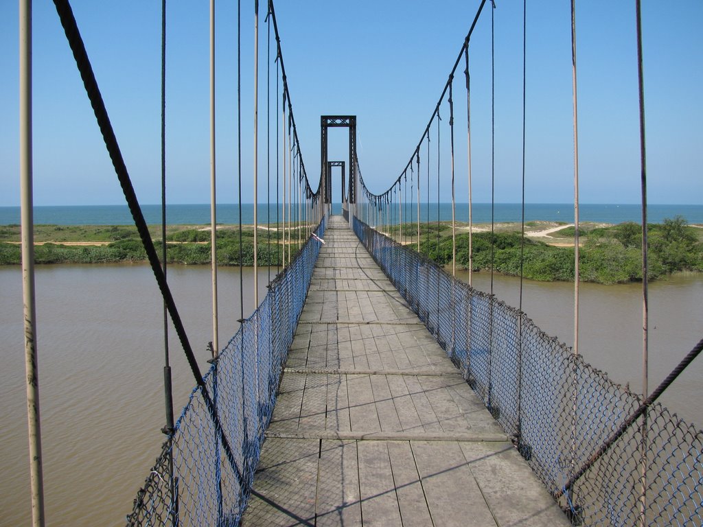 Ponte pensil - Barra Velha - SC by Erasmo Krüger