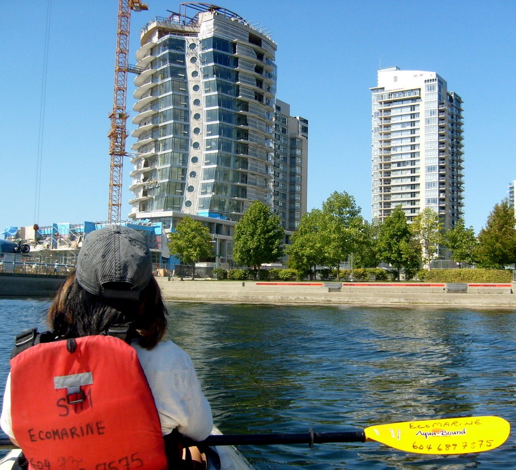 Another Arthur Ericson design in Yaletown from False Creek. by bowenislandman