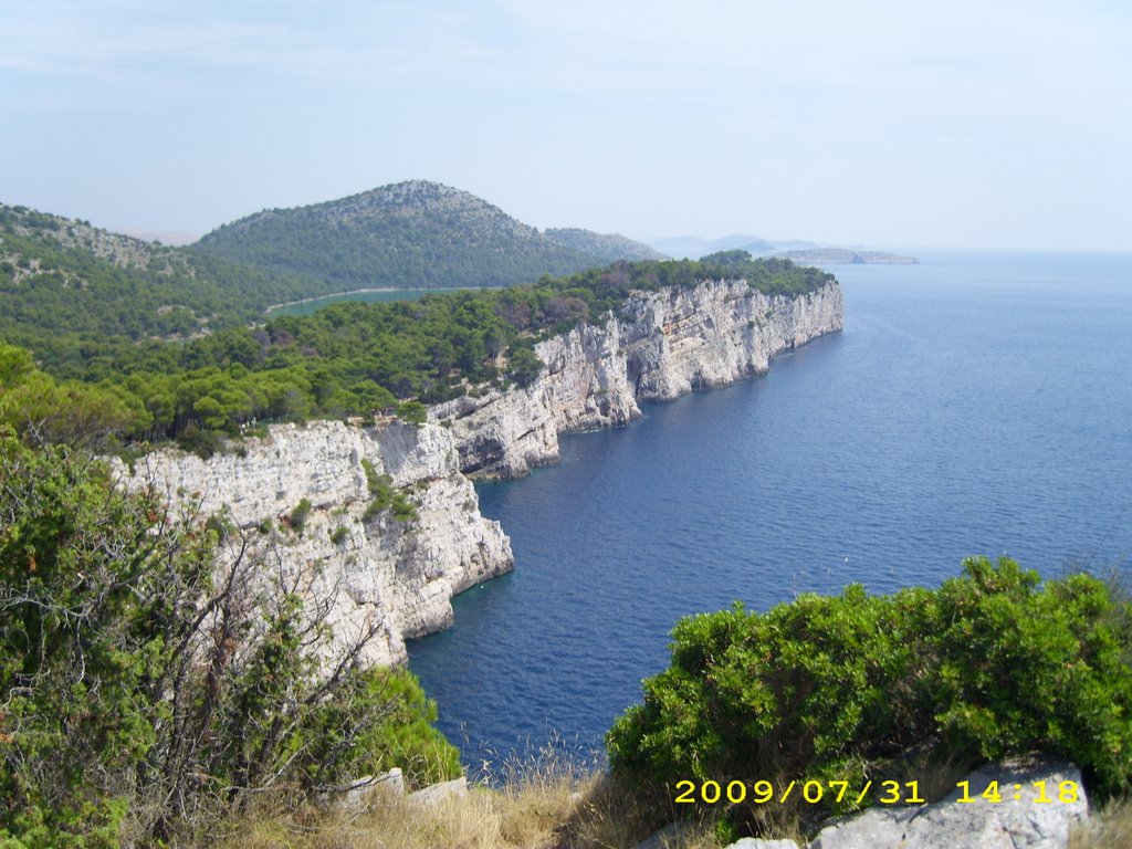 Cliffs in NP Kornati, Telaščica by Jurino