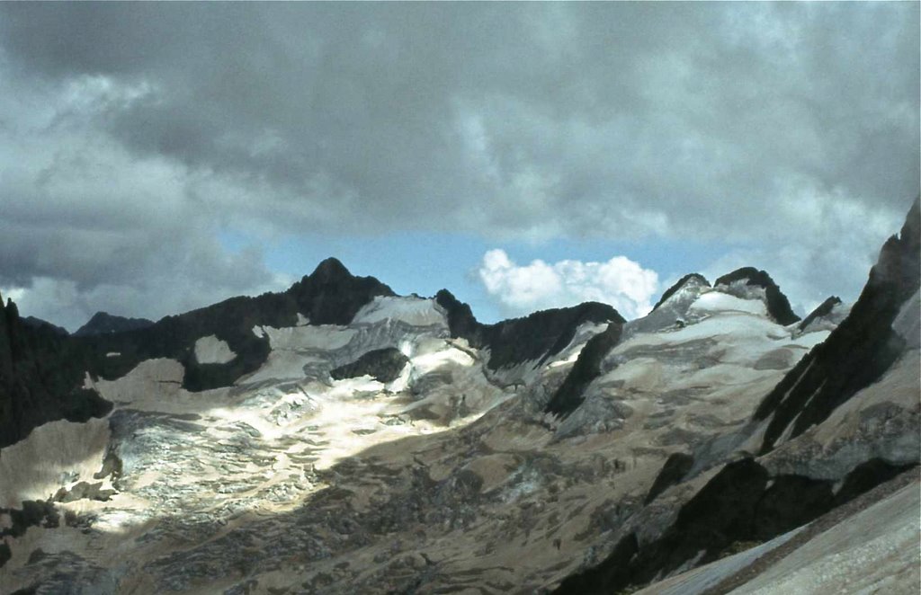 Head of Glacier de la Pilatte, Dauphine Alps. September 1983 by beamish boy