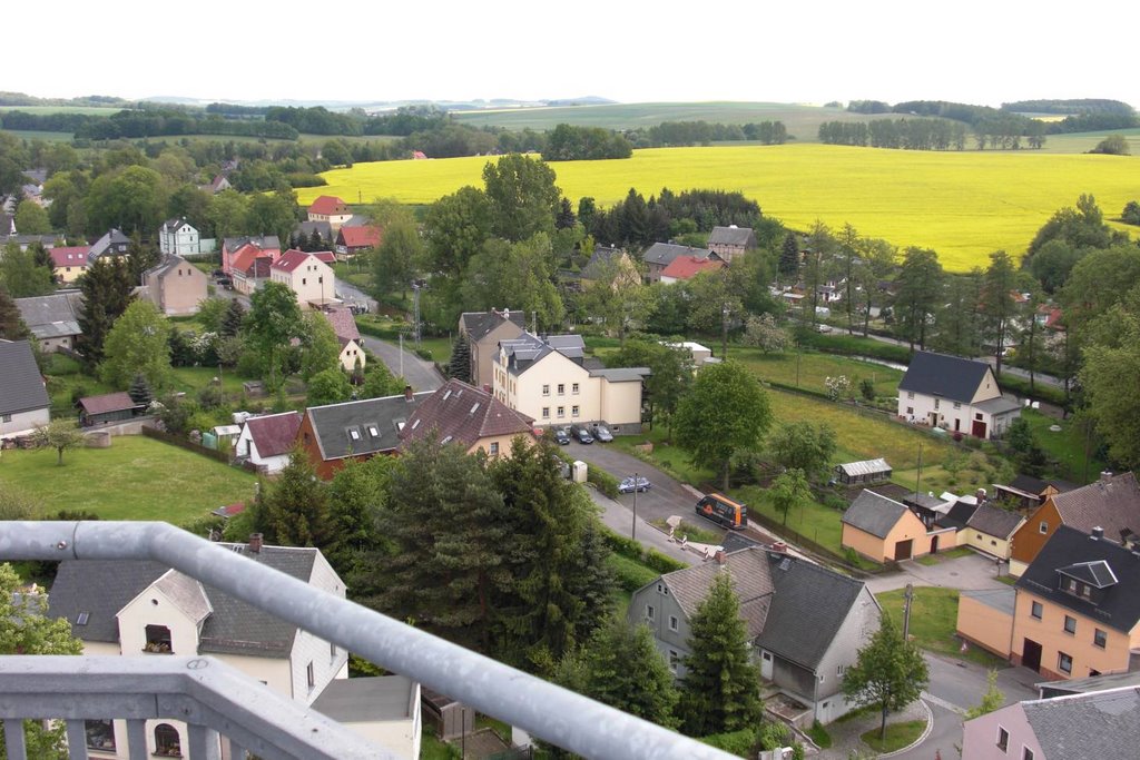 Niederbobritzsch, vom Kirchturm nach Süd by muva