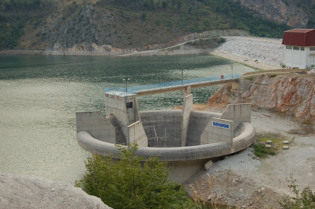 Kozjak lake, power station by P.Krásný