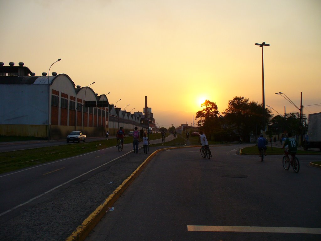 #Linha Amarela, Por do Sol# by stgarbulha