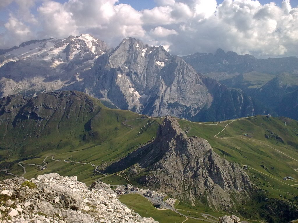 Marmolada dal Sasso Pordoi by Sassi Andrea