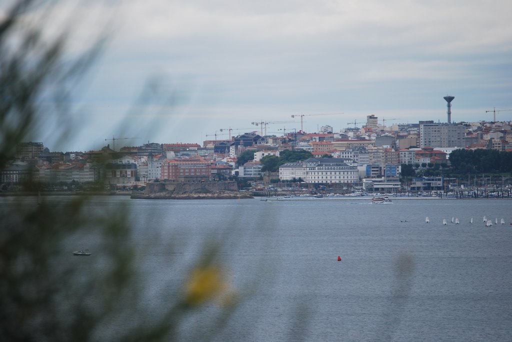 A Coruña desde Santa Cruz by cabalete