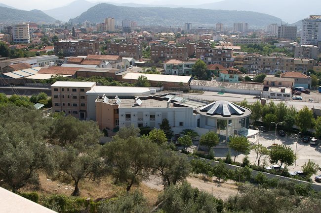 Elbasan, August 2008, sunrise, view from hotel by Eli_K