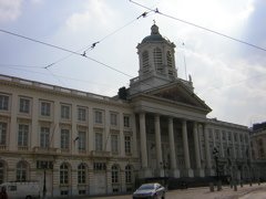 An old building in Brussels by Bruno Kronbergs