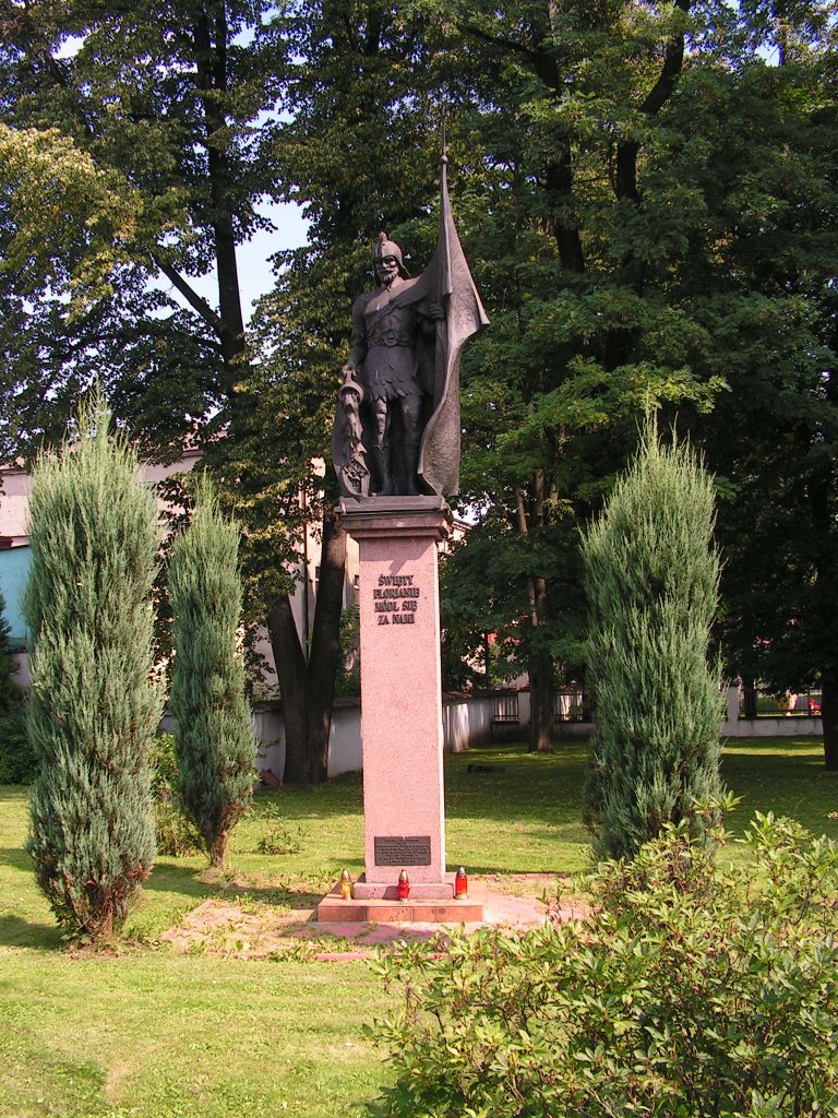 Żywiec Zabłocie - figura św. Floriana by grojec