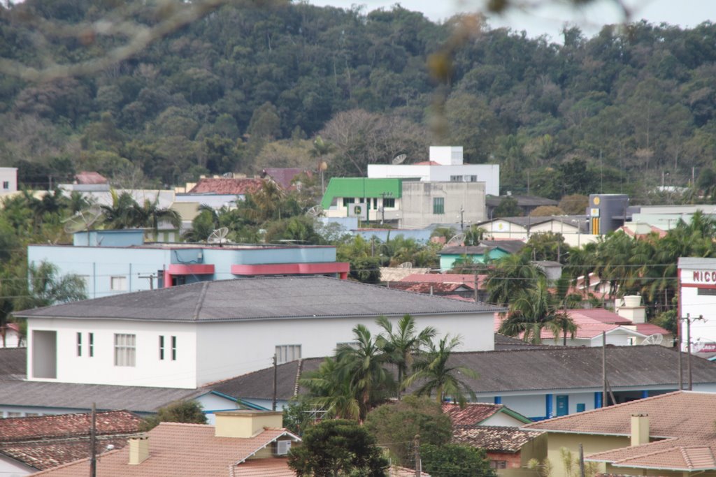 Cidade de Turvo - vista do morro do hospital (500mm zoom). ©JucaLodetti by JucaLodetti