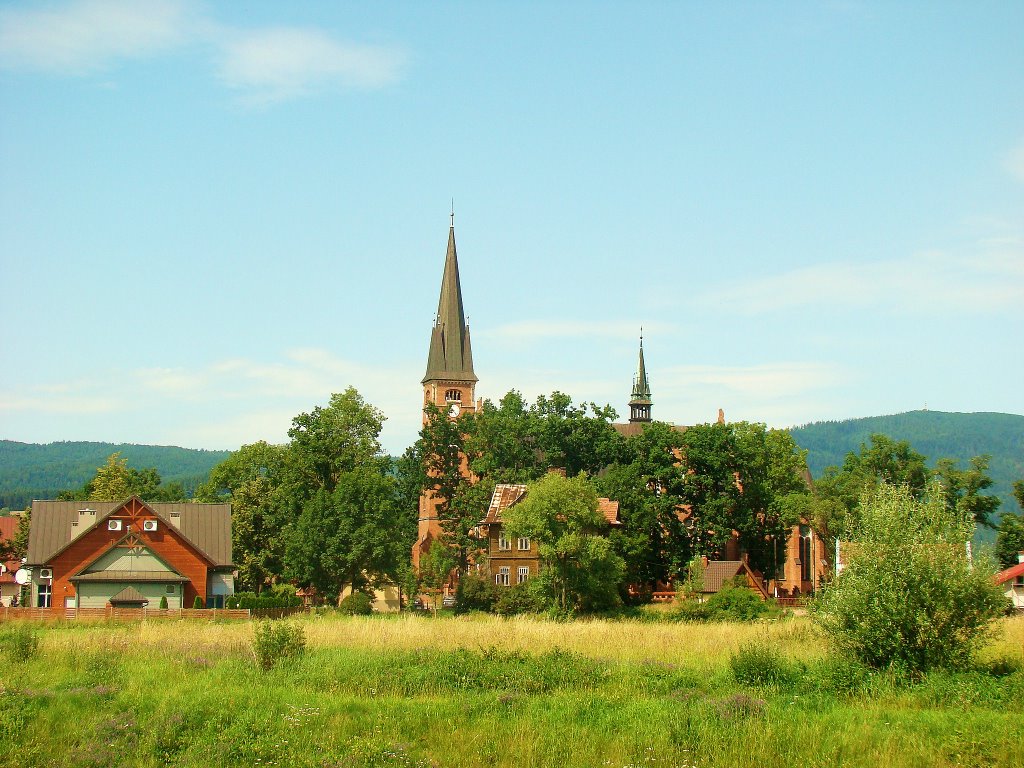 Rabka-kościół św.Marii Magdaleny z 1908 roku by Witold Lewandowski