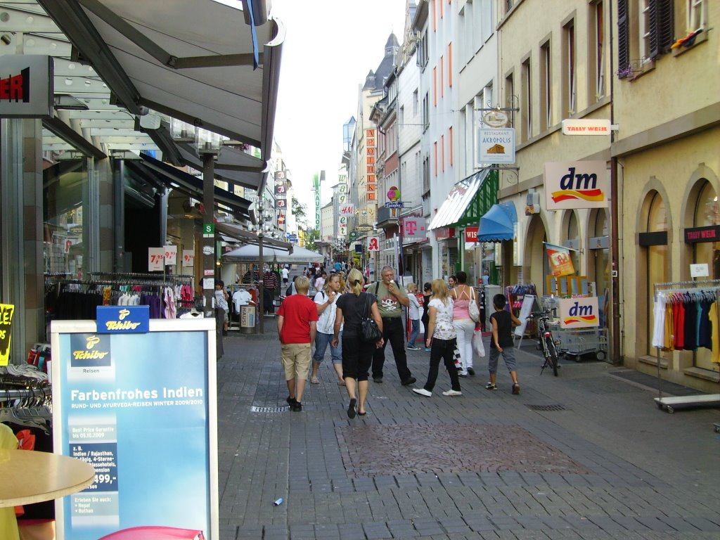 Kornmarkt - Mannheimer Str - richtung Fussgängerzone by mtb_radfahrer