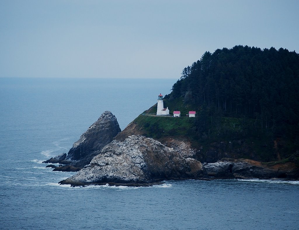 Heceta Head lighthouse by chazerator