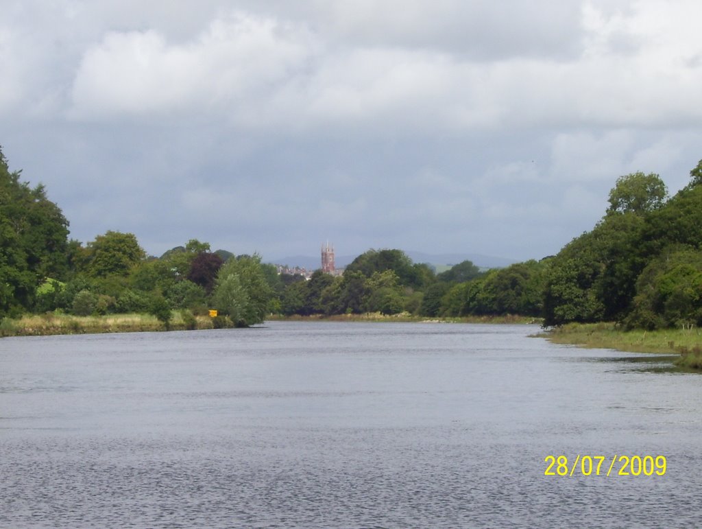 Looking Up River To Totnes by jo67jo