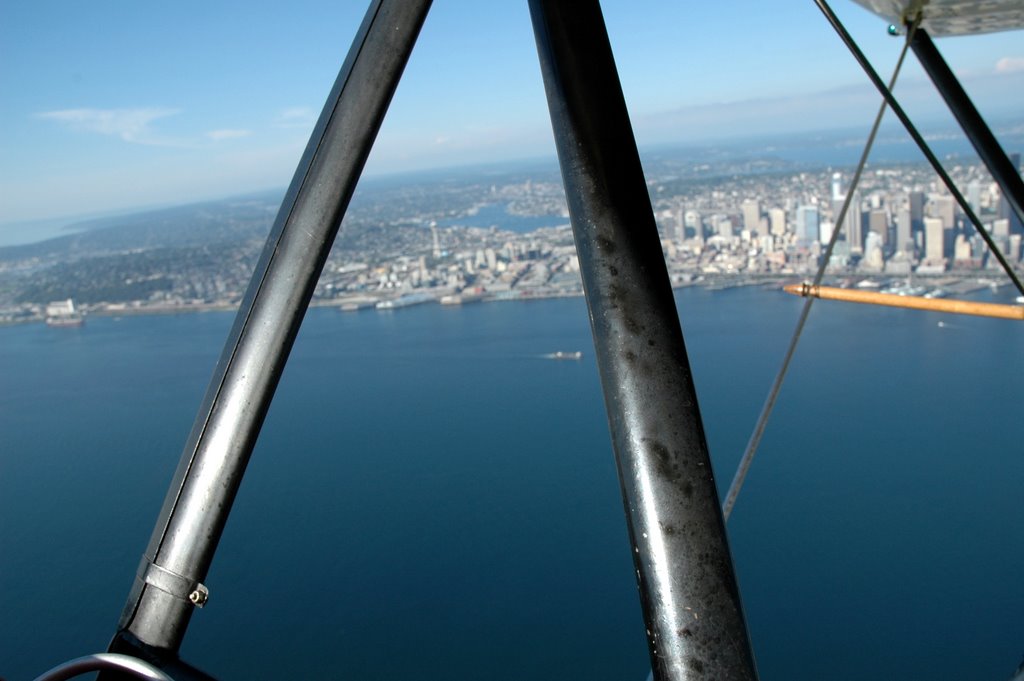 Looking at the skyline of Seattle, WA by William Faulkner