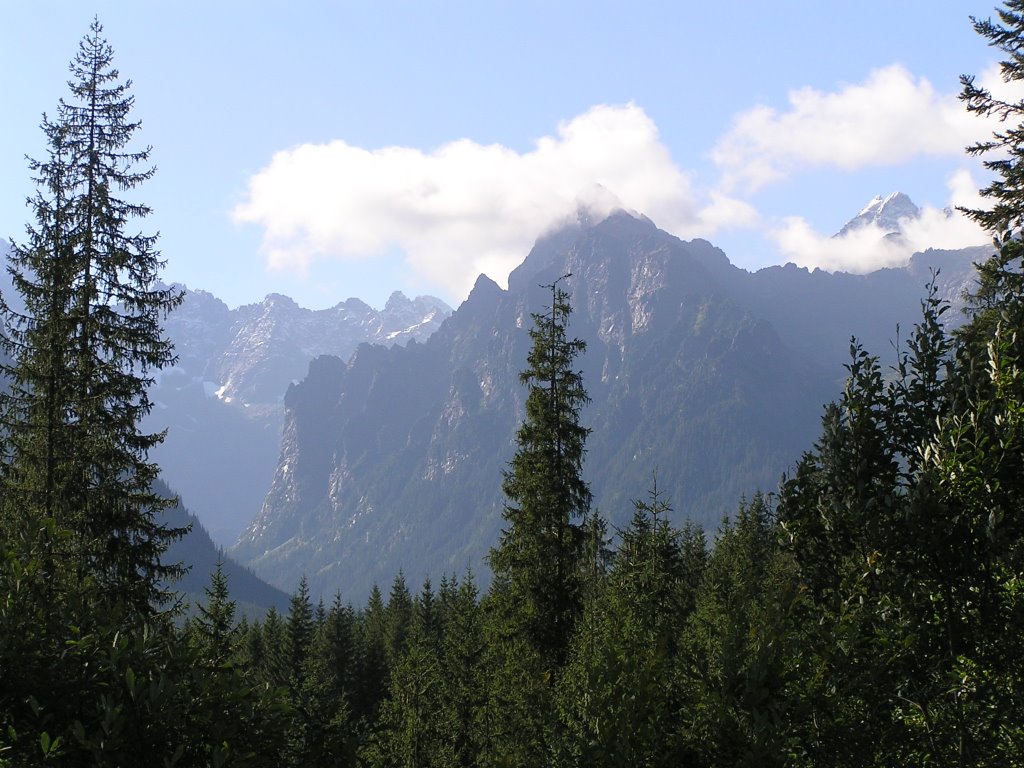 Widok na tatry słowackie z drogi do Morskiego Oka by Milka