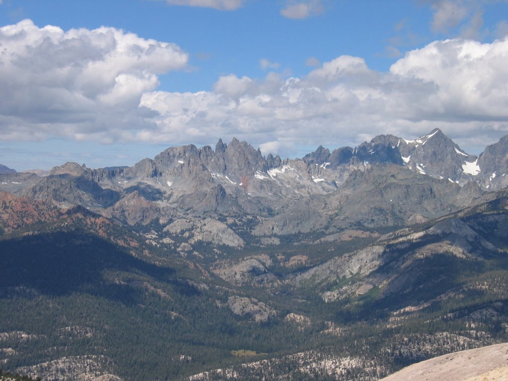 Minarets from Summit of Mammoth Mountain by Steven James