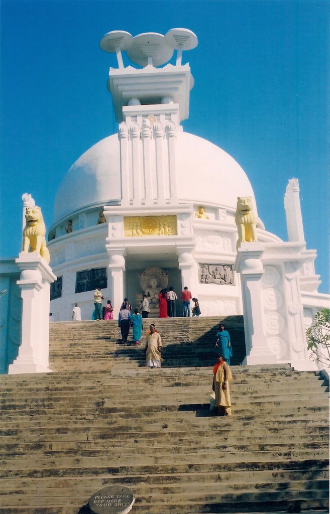 Stupa of Peace at Dhauligiri by Dr.V.S.Chouhan