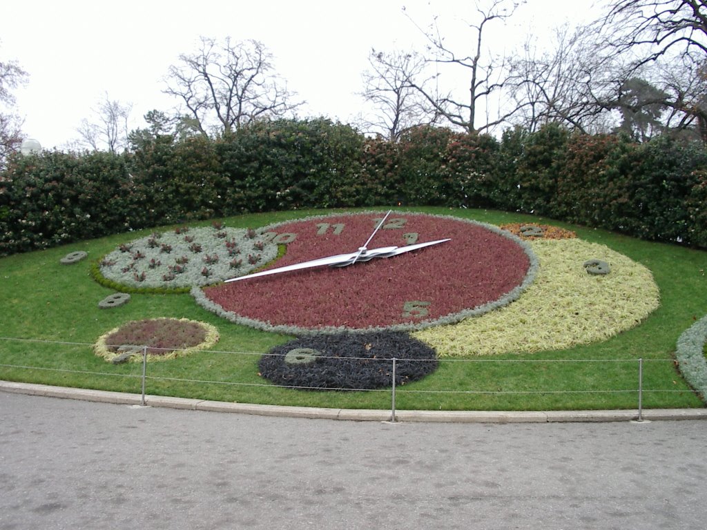 Flower Clock, Geneva, Switzerland by Matt Armanino