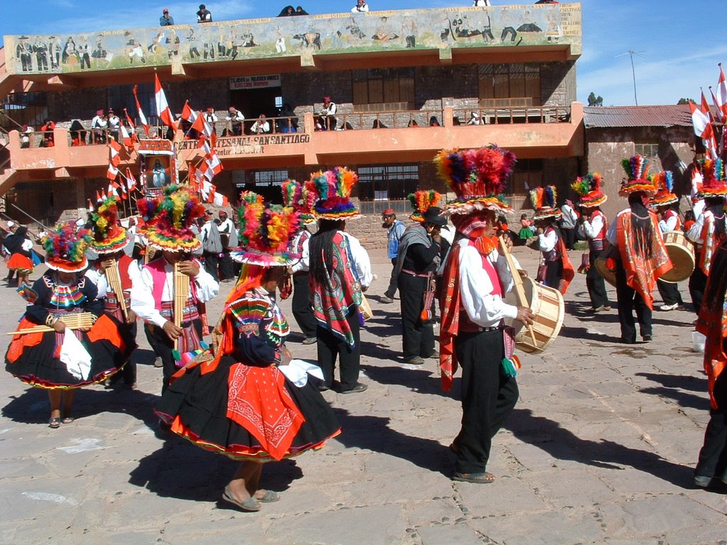 Festival on Taquile island. by A. Souter