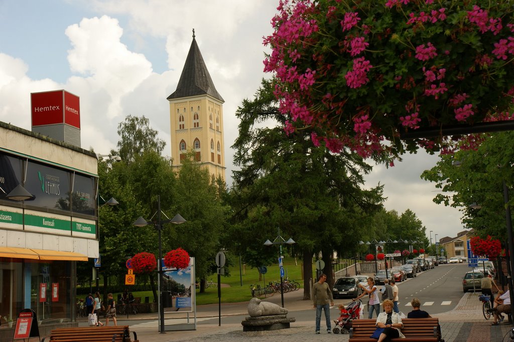 Центр Лаппеенранты (вид на колокольню) - Center of Lappeenranta (view to bell tower) by Valery Klepkin