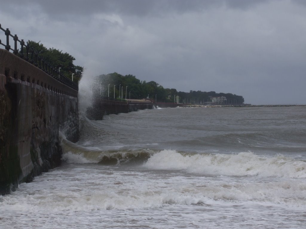 The River Mersey On A Rough Day by Peter Hodge