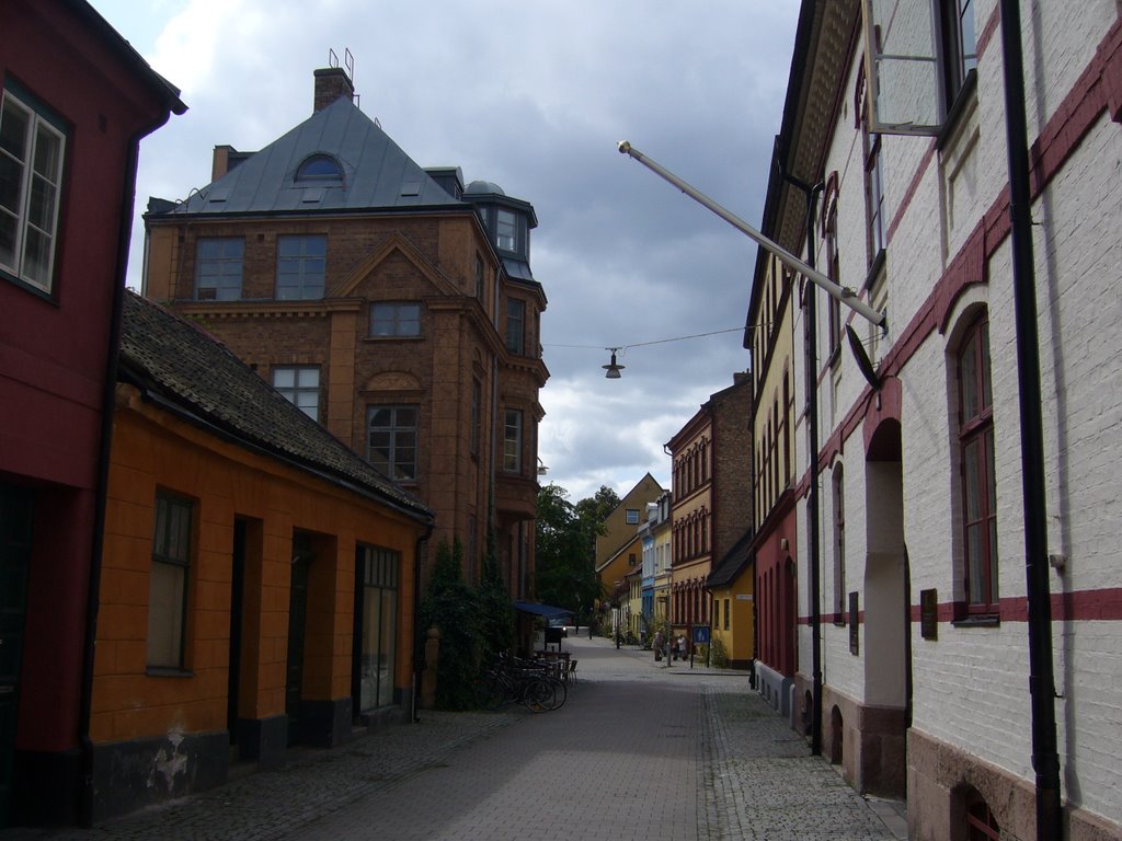 Gamla Väster: Hyregatan with Lithuanian consulate by worldtravelimages.net