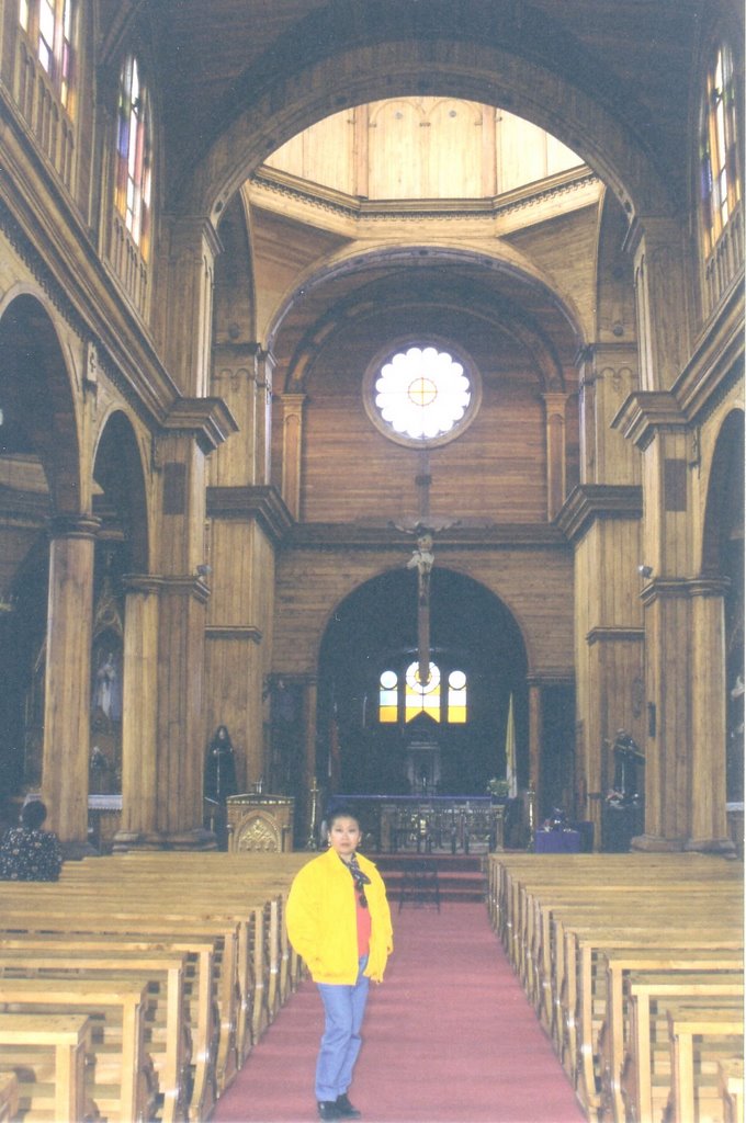 Iglesia de Castro obra maestra realizada en madera totalmente by Chalaco