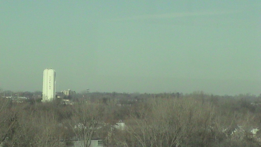 View from Cloud 9 Skyflats, looking northwest toward the Hopkins water tower by Theminkman