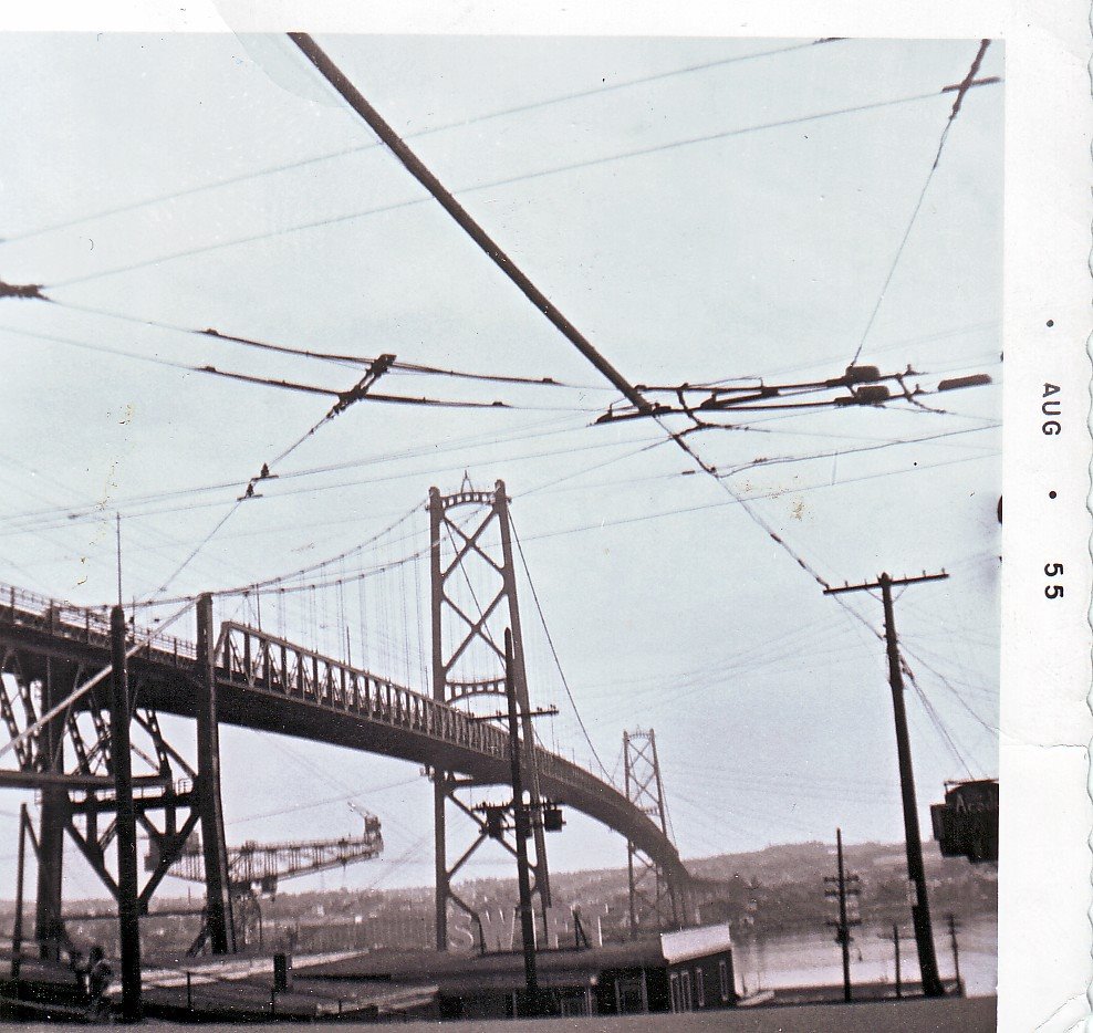 ANGUS L MACDONALD BRIDGE by CLARK WITH A E.