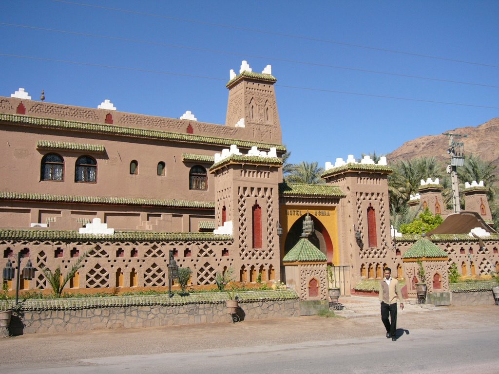 Hotel entrance Palais Asmma, Zagora by Michiel Hildebrand