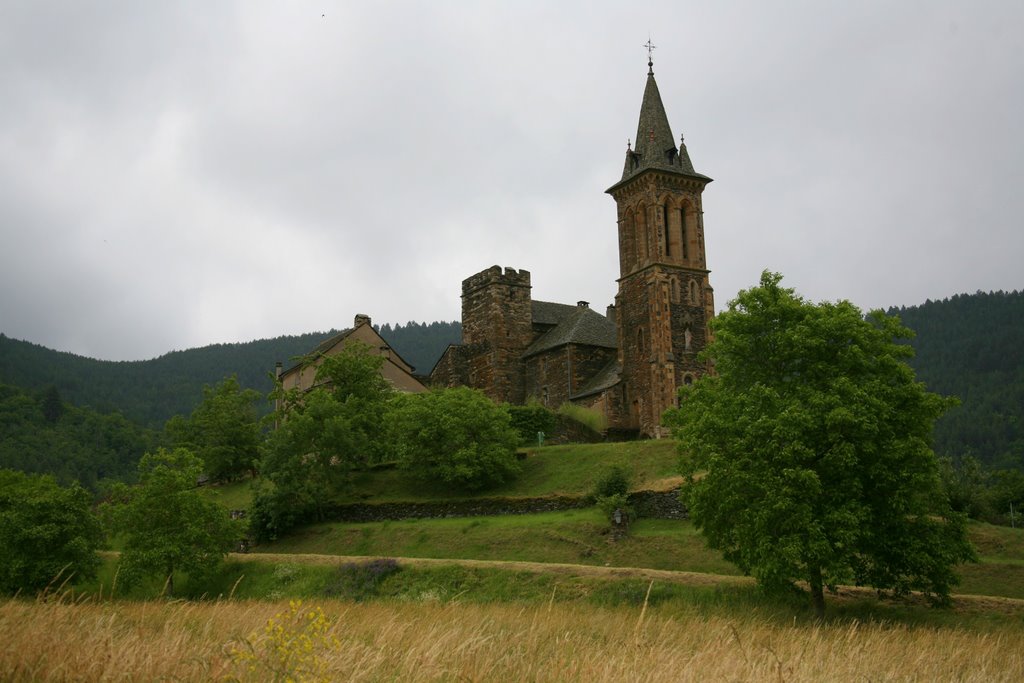 Collégiale de Bédouès, Bédouès, Lozère, Languedoc-Roussillon, France by Hans Sterkendries