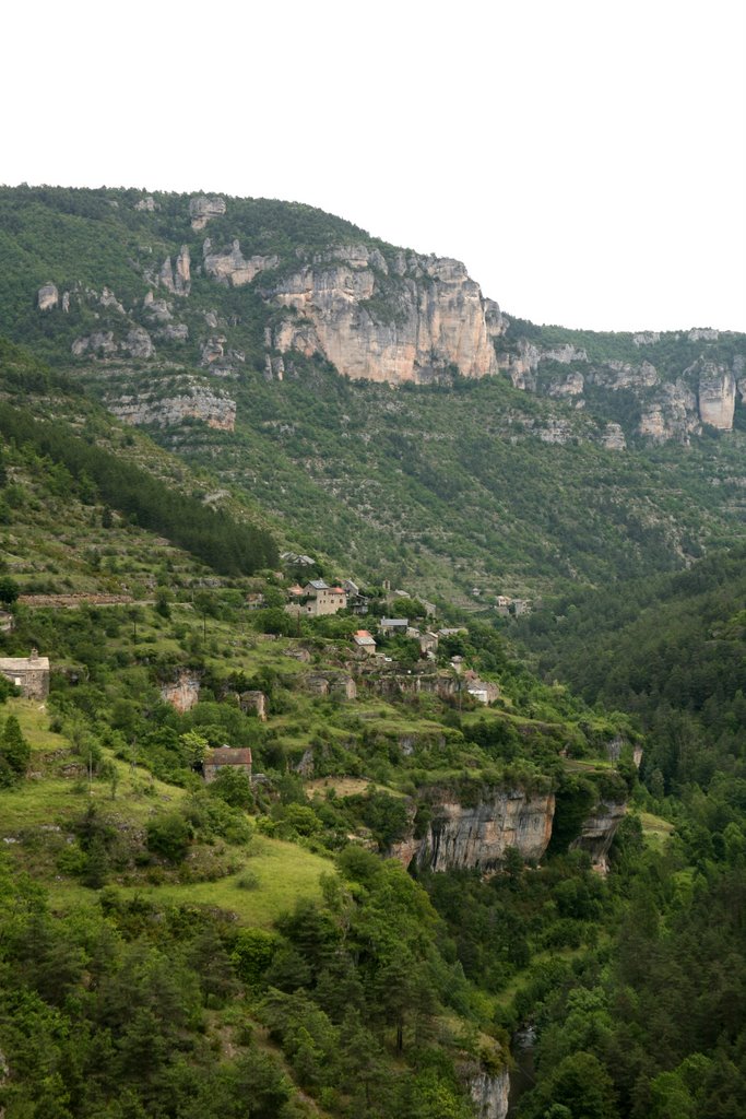 Saint-Pierre-des-Tripiers, Gorges de la Jonte, Lozère, Languedoc-Roussillon, France by Hans Sterkendries