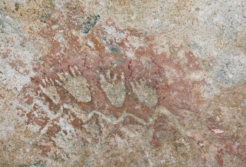 Petroglyphs, Cascadia Cave by Pamela Elbert Poland