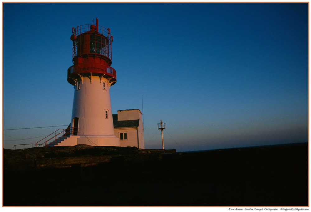 Sunset Lindesnes Lighthouse, Norway by Kevin Koehler