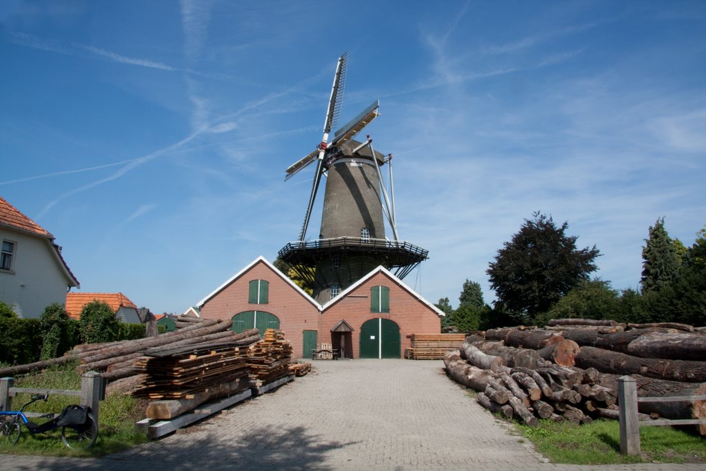 Wood sawing windmill 'Agneta' (1851) by Hans Gouman