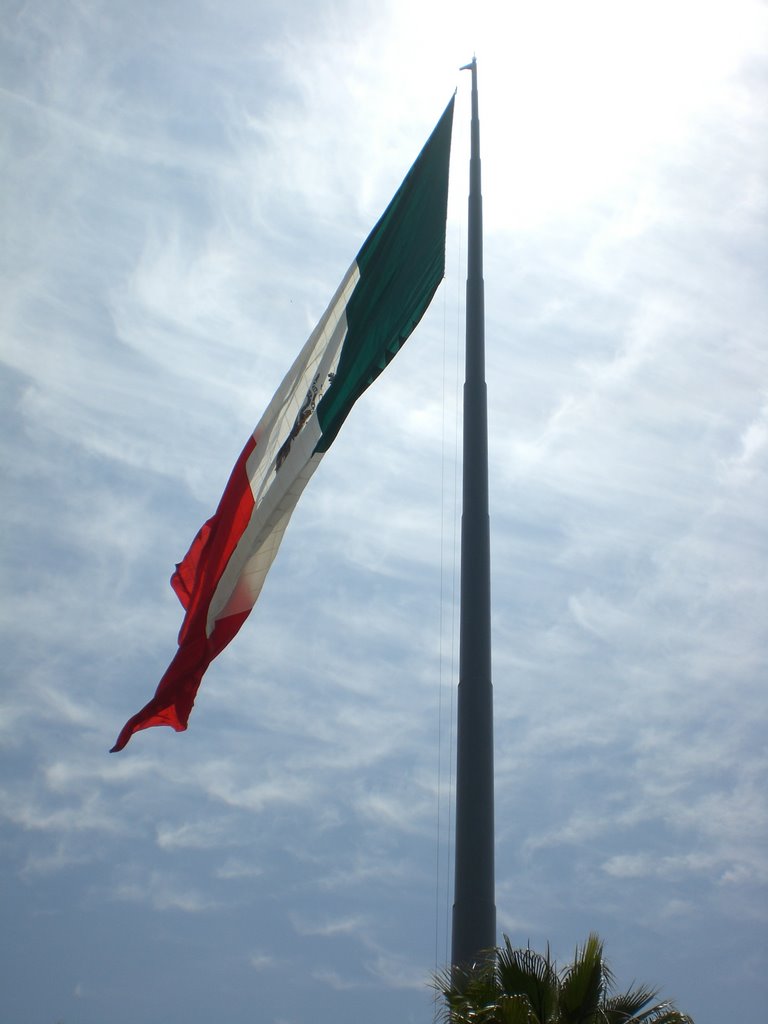 Mexican Flag, Ensenada by cabraham