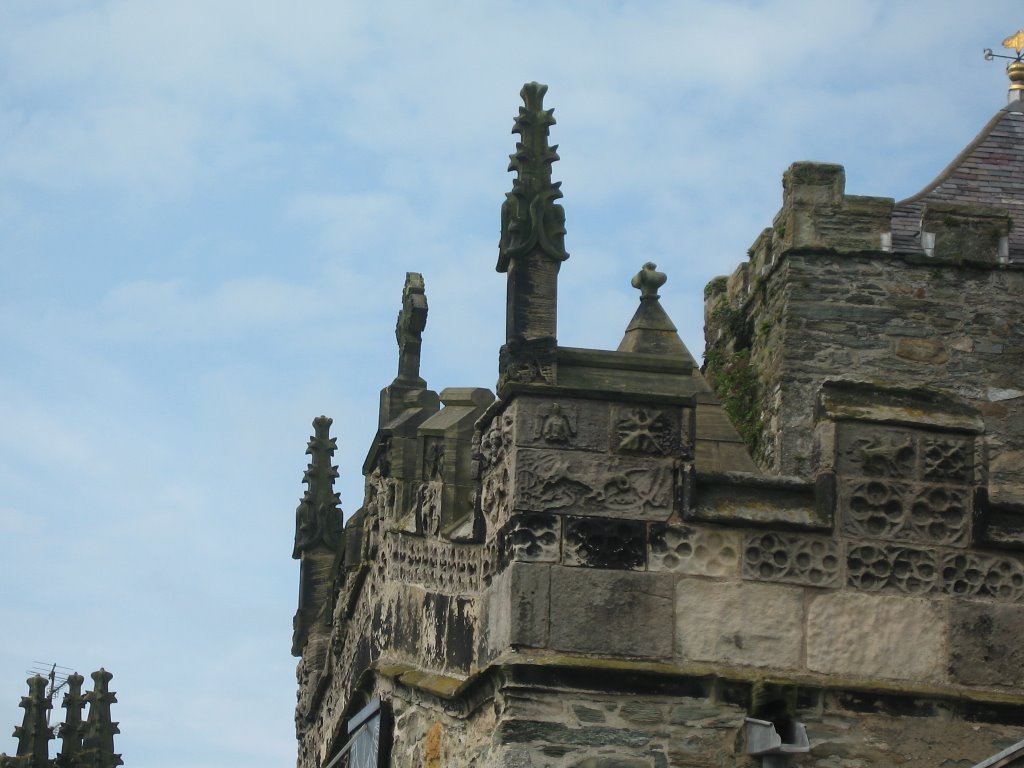 Relief Detail of St Cybi's, Holyhead by Peter Gill | UK