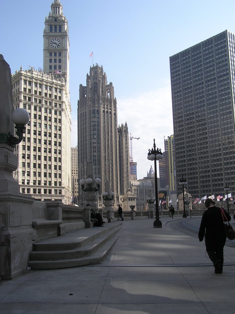 Chicago Tribune building Chicago April 2007 by Peter Watts