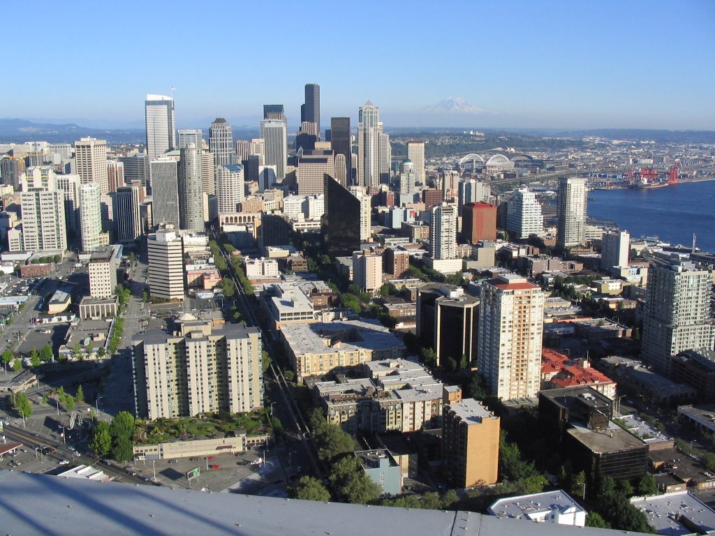 Seattle from Space Needle by John Tucson