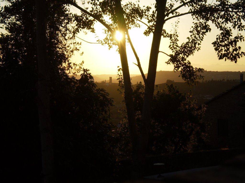 Tramonto a Barbaresco da Neive, CN by Fulk